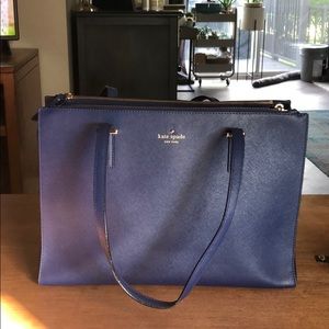 Kate Spade large purse navy blue